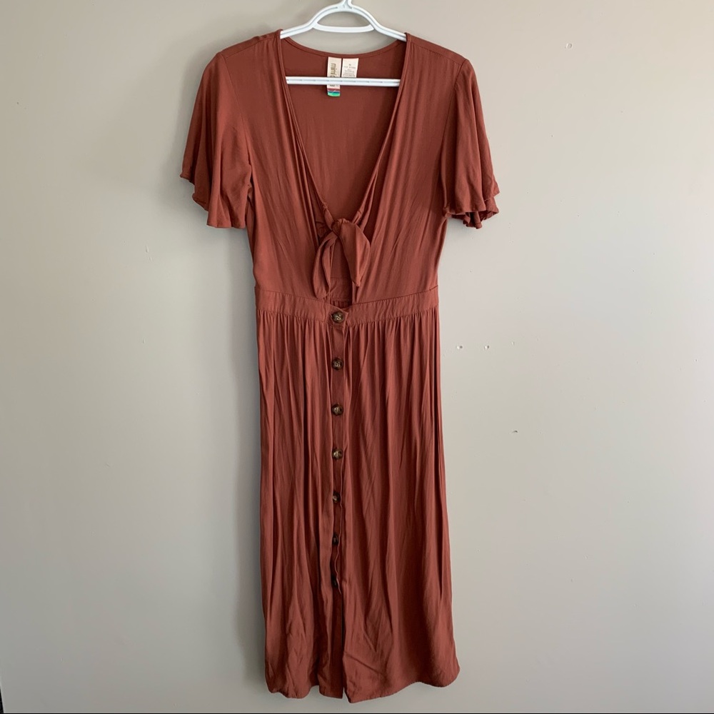 Mimi Chica Button-up Dress